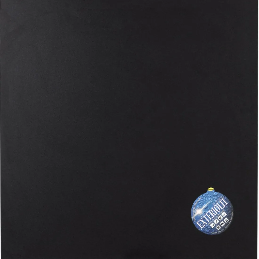 Plateau de table 'LIMULE' noir carré