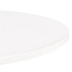 Plateau de table 'LIMULE' rond blanc
