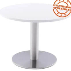 Plateau de table 'RINGO' rond blanc