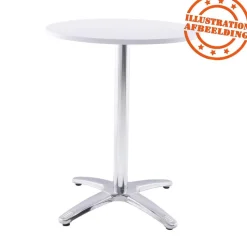 Plateau de table 'RINGO' rond blanc