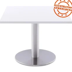 Plateau de table 'SPANO' blanc carré