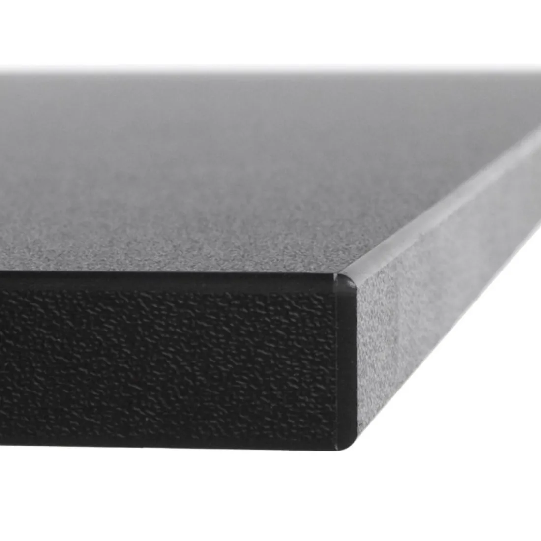 Plateau de table 'SPANO' noir carré