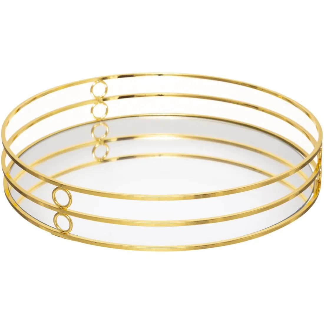 Plateau Doré Miroir Feel x 2