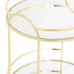 Plateau miroir 2 étages Feel Doré