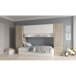 Pont 2 + 3 Portes , 3 tiroirs Tidy