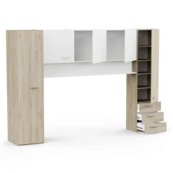 Pont 2 + 3 Portes , 3 tiroirs Tidy