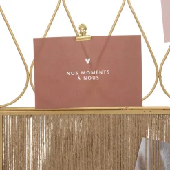 Porte Photo Metal Lindsay Doré