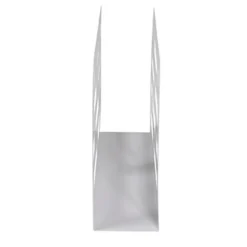 Porte revues en métal blanc laqué motifs rectangles