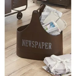 Porte revues marron NEWSPAPER