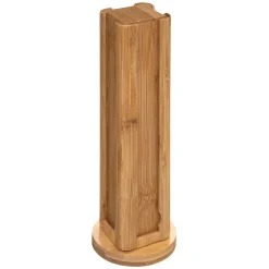 Porte-capsules rotatif x32 bambou