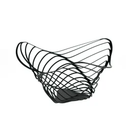 Porte-Fruits TRINITY 16 cm Noir en Acier