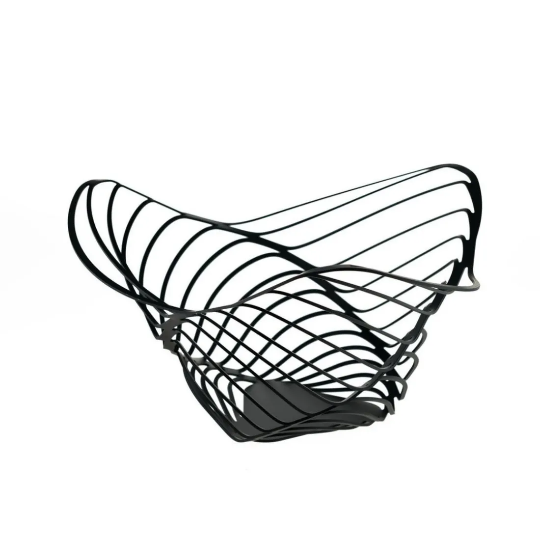 Porte-Fruits TRINITY 16 cm Noir en Acier