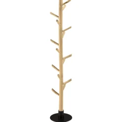 Porte-manteau multibranches en Teck naturel WILL Beige