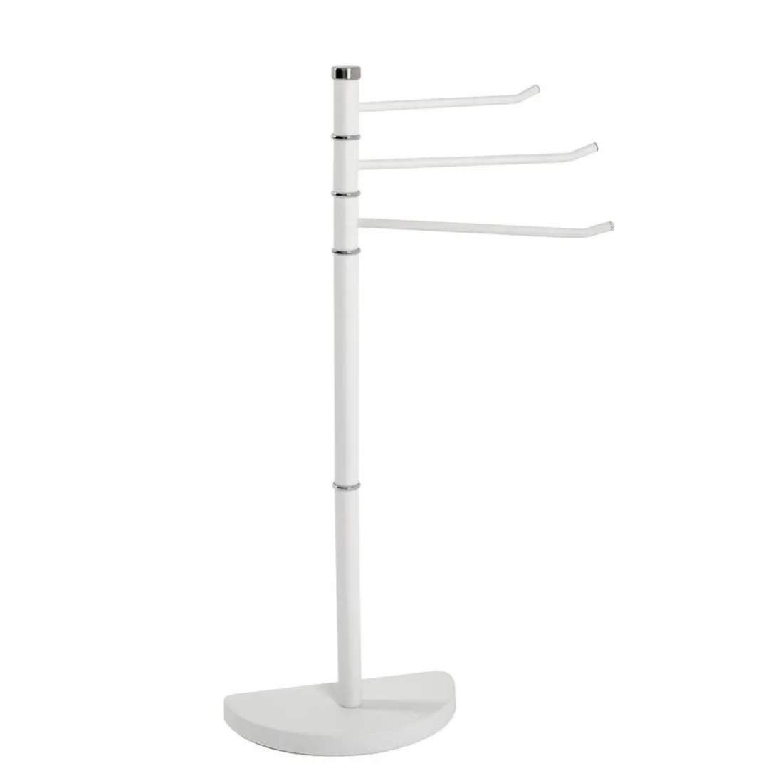 porte-serviettes structure en tube d'acier époxy crème-blanc