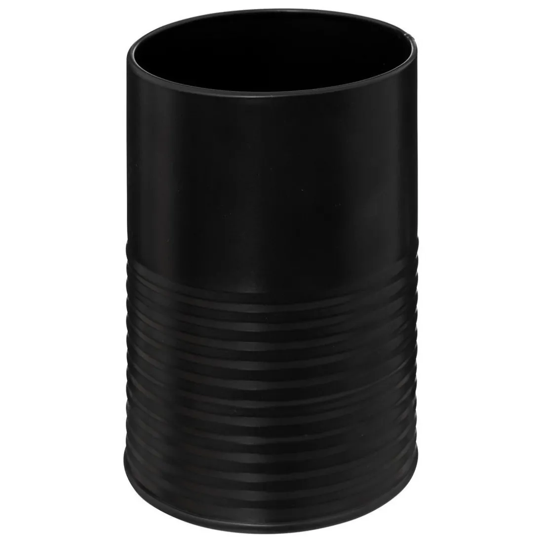 Pot métal noir à ustensiles avec 7 accessoires