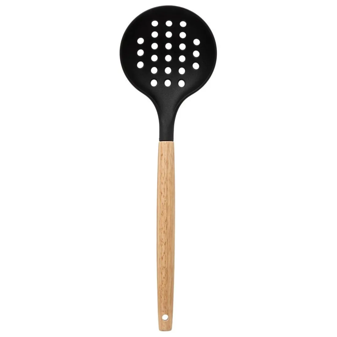 Pot métal noir à ustensiles avec 7 accessoires