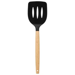 Pot métal noir à ustensiles avec 7 accessoires