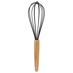 Pot métal noir à ustensiles avec 7 accessoires