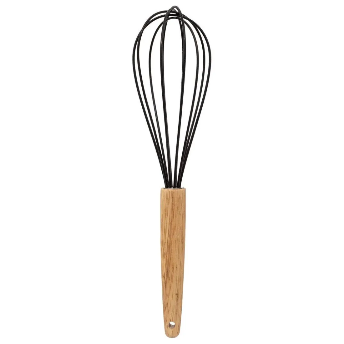 Pot métal noir à ustensiles avec 7 accessoires