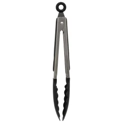 Pot métal noir à ustensiles avec 7 accessoires