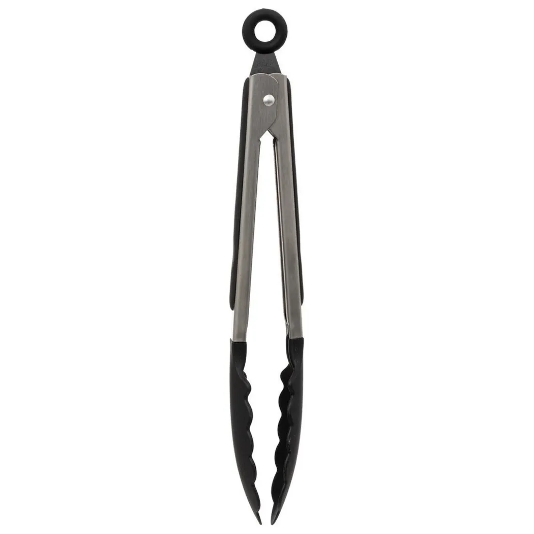 Pot métal noir à ustensiles avec 7 accessoires