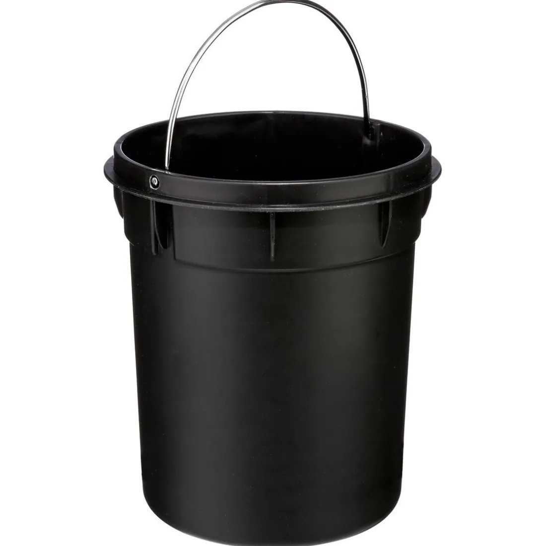 Poubelle blanche en métal 3L