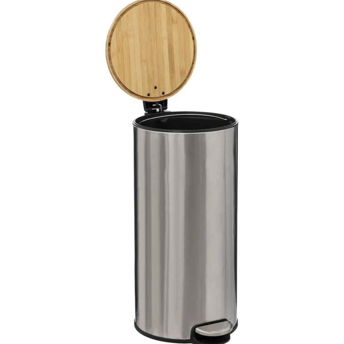 Poubelle 30l en bambou inox