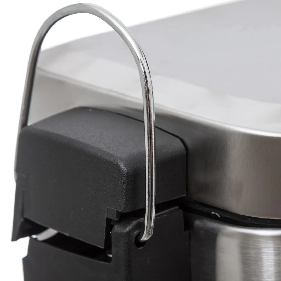 Poubelle rectangulaire Mat en inox