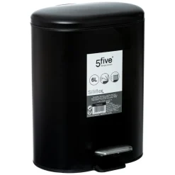 Poubelle Siliflex 6 L Noir