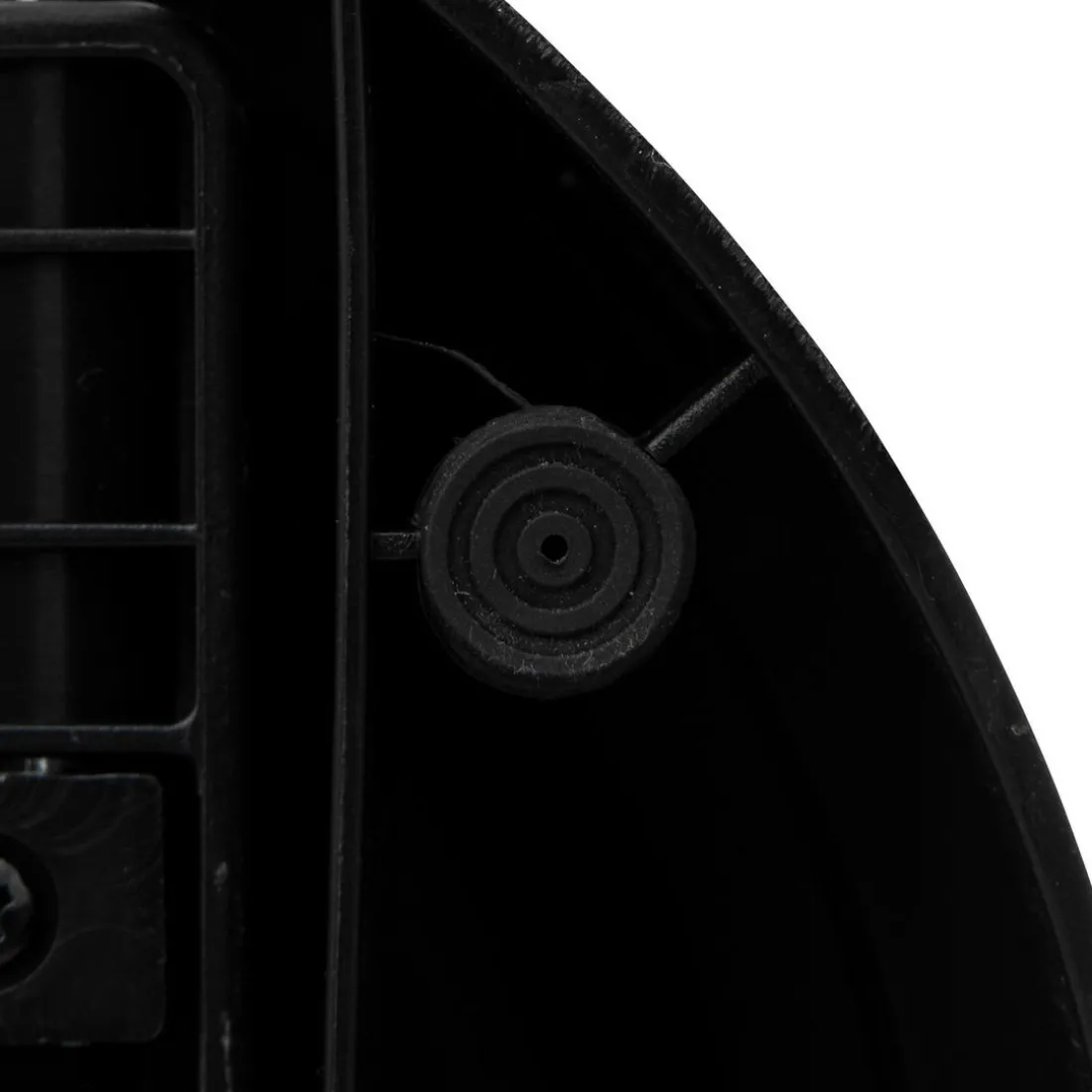 Poubelle slim à pédale 30L noir métal