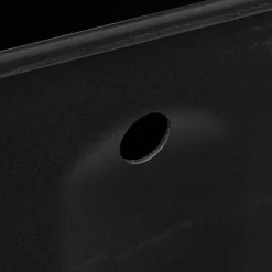 Poubelle slim à pédale 30L noir métal