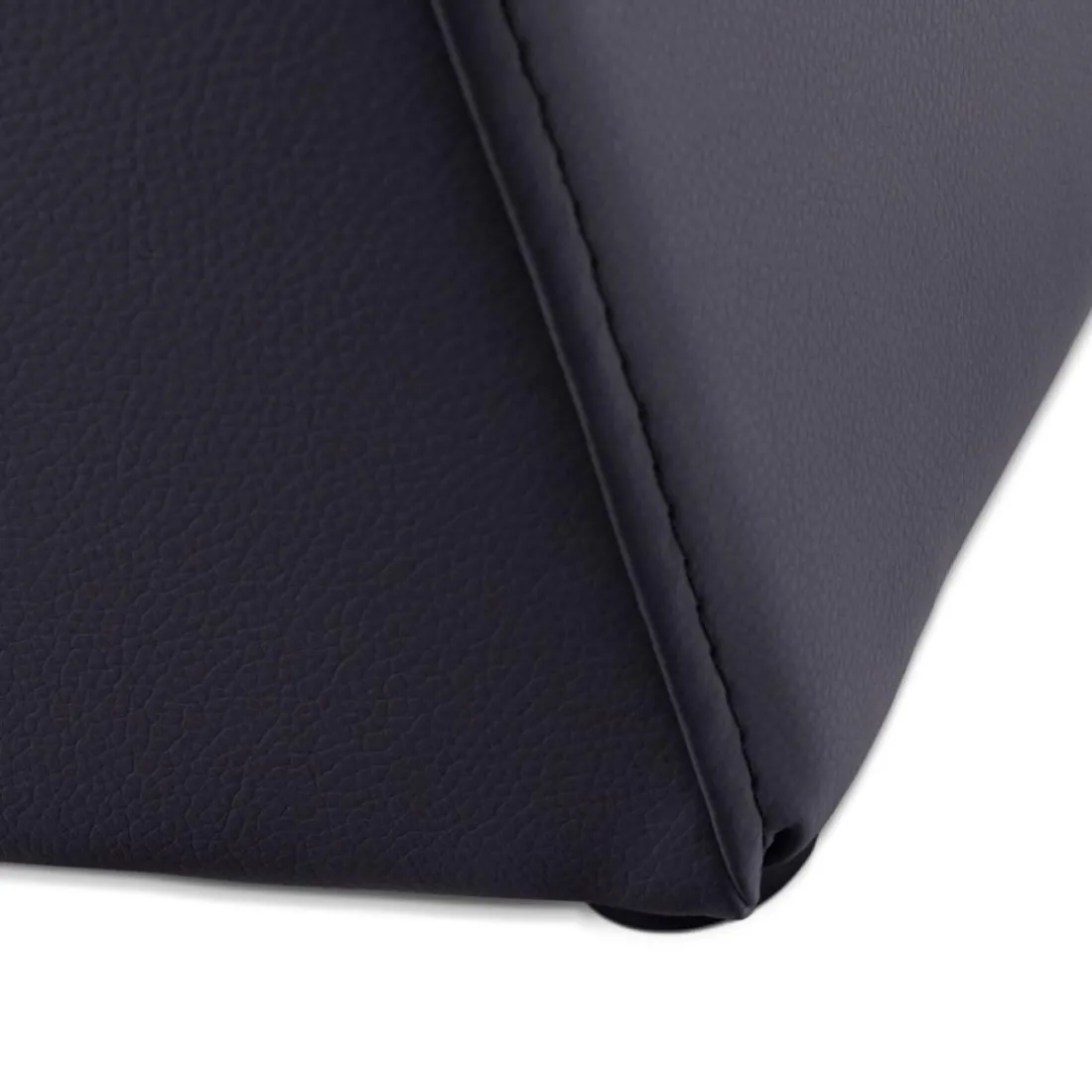 Pouf 'CUBE' de salon en matière synthétique noire