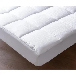 Protection de matelas 80x200 BALKAN g/m² blanche en satin