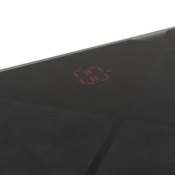 Pèse-personne antidérapant en verre noir