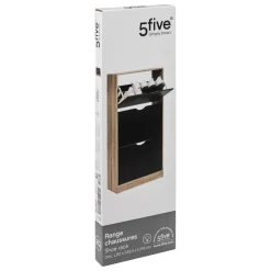 Range Chaussures 3 Tirois Noir+Naturelle