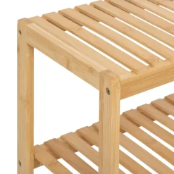 Range chaussures et bottes en bambou 8 paires