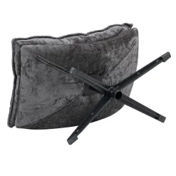 Repose-pieds gris foncé Brava