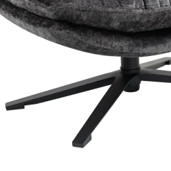 Repose-pieds gris foncé Brava