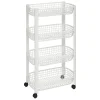 Resserre paniers 4 niveaux blanc