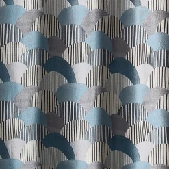 Rideau ameublement en jacquard 140x260 ASIA - bleu artique