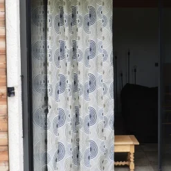 Rideau ameublement jacquard 140x260 OYA - bleu