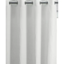 Rideau en lin Stonewashed Zeff Blanc