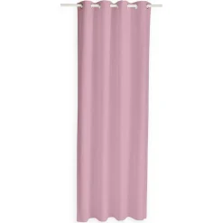 Rideau Isolant Thermique 140 x 240 cm Polyester Uni Poudre de Lilas