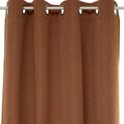 Rideau occultant Lua 140 x 260 cm - terracotta