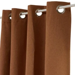 Rideau occultant Lua 140 x 260 cm - terracotta