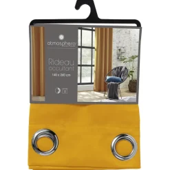 Rideau Occultant Ocre 140 x 260 cm