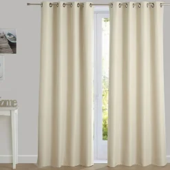 Rideau occultant thermique aspect natté - Naturel