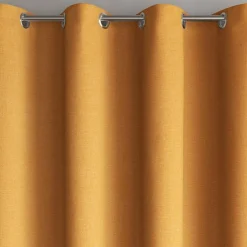 Rideau occultant thermique aspect natté - Miel