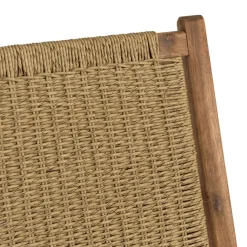 Salon de jardin 4 places acacia huilé et rotin synthétique VICK