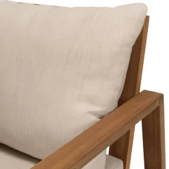 Salon de jardin 5 places BONIFACIO acacia huilé VICK